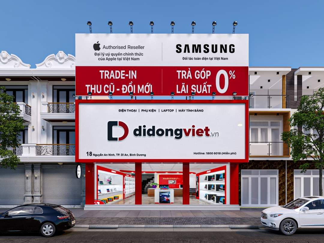 Bảng hiệu Di Dong Việt